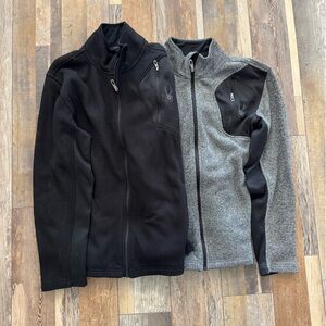 Men’s Black and Gray Spyder